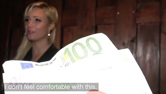 Public Agent Stunning German blonde babe paid to fuck