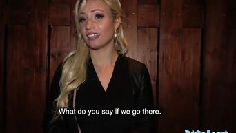 Public Agent Stunning German blonde babe paid to fuck