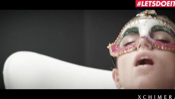 LETSDOEIT - Teen With Perky Tits Gets Fantasy Fucked With a Mask On