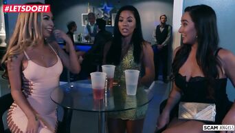 LETSDOEIT - Naughty BFF's Fuck&Scam The Brains Out of Club Owner