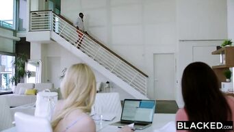 BLACKED This fair skinned beauty loves black men дубль2!!!