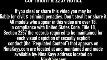 Big Butt Babe Nina Kayy Punishes All Her Small Cock Fans!