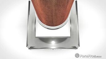 PORNPROS Staircase TEASE gets big dick hard
