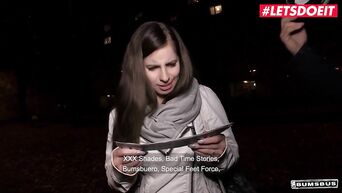 LETSDOEIT - German Teen Vanda Angel Rides A Big Cock In The Bus