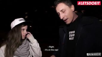 LETSDOEIT - German Teen Vanda Angel Rides A Big Cock In The Bus