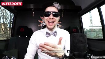 LETSDOEIT - Blonde Goddess Gets Intense Orgasms in a German Bus