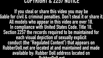 Latex Lesbian RubberDoll Abuses Her Slave Girl Diabolica!