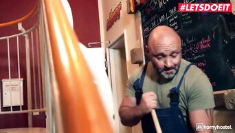 LETSDOEIT - Busty Traveler Darcia Lee Fucked Hard By Hostel Steward