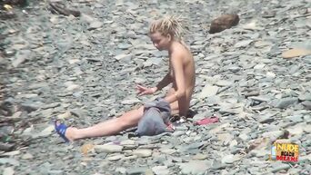 Mix of beach group sex and candid camera videos