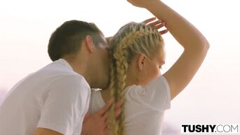 TUSHY Super Horny Model Gets Gaped On A Shoot