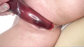 Aiko Mai Masturbating Her Tiny Pussy