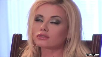 Mouthwatering blonde nymph, Caylian Curtis is rubbing her wet pussy