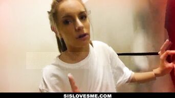 SisLovesMe - Sis Sucks My Cock and Shuts Up