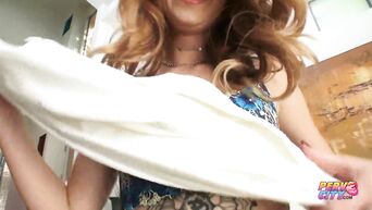 PervCity Teen Anal Training for Arya Fae