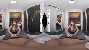 Naughty America presents Emily Addison VR - Beautiful face and juicy ass