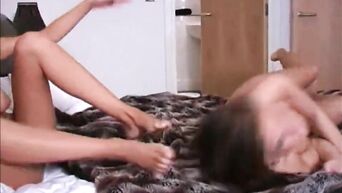 Naughty Lesbian Babe Finger Fucks