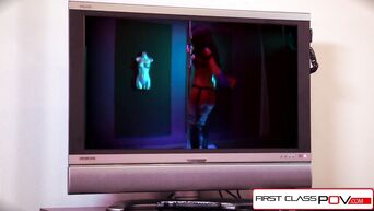 The Stripper Experience - Adriana Chechik sucking a big dick, big booty