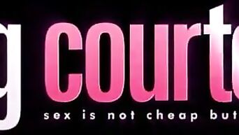 Young Courtesans - Alexa - Cumshot for busty courtesan