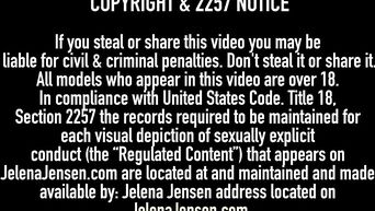 Busty Babe Jelena Jensen & Eve Angel Foot Worship!