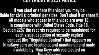 Thick Nymphomaniac Nina Kayy Gets Plump Pussy Pounded By Hard Dick!