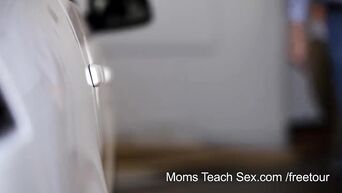 Mom Shows Stepson and His Gf How To Fuck