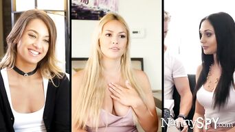 NANNYSPY Blonde nanny rises up the the challenge