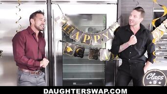 DaughterSwap- Daddy Daughter hot Graduation Orgy