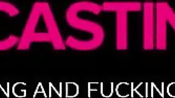 Young amateur Thea eating cum after 1st anal casting