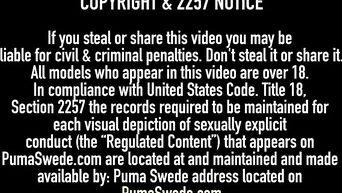 Blonde Amazon Puma Swede Licks Dick Sucking Yuri Love!
