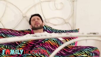 Family Hookups- Stepmom Eva Angelina creeps on and deepthroats stepson