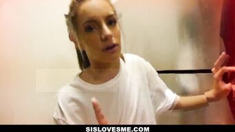 SisLovesMe - Hot Blonde Stepister Gets Fucked Hard and Rough