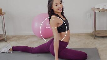Fit and Skinny Light Skin Black Girl Alexis Tae Casting