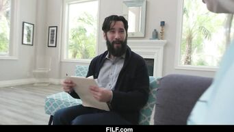 FILF - Petite Teen Has Obsession With Older Men And Fucks Her Psychiatrist