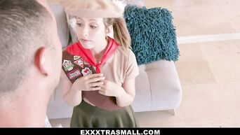 ExxxtraSmall - Tiny Girl Scout Gets Pounded Hard by Big Dick