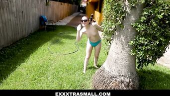 ExxxtraSmall - Cute Tiny Redhead Blows a Big Cock