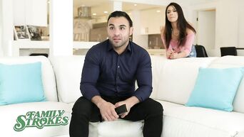 FamilyStrokes - Kinky Stepdaughter Seduces Her Hot Stepdad