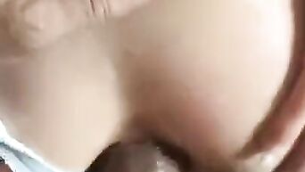 Fucking her asshole makes her cum hard