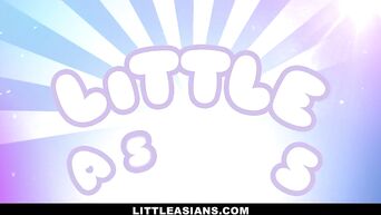 LittleAsians - Big Booty Asian Babe Blows a BWC