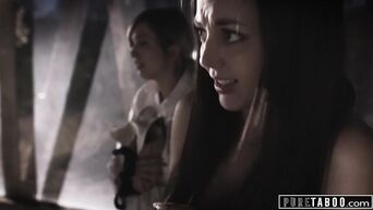 PURE TABOO Schoolgirls Punished After Breaking In House!