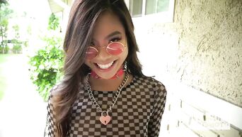 tiny asian vina sky is back for another hookup hotshot banging
