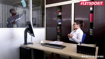 LETSDOEIT - Hot Busty Teacher Gets Fucked By Everyone In The Academie