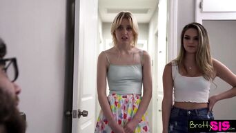 bratty sis - spongebath from sisters friend leads to threesome! s10:e7
