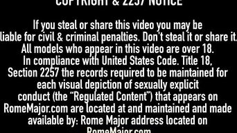 Super fit Ashley Fires Gets Fucked In Mouth By Rome Major!