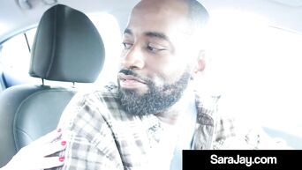 PAWG Sex Queen Sara Jay Bangs Big Black Cock Boober Driver!
