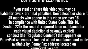 Fiery Redheads Penny Pax & Amarna Miller Face Fuck Their Delicious Pussies!