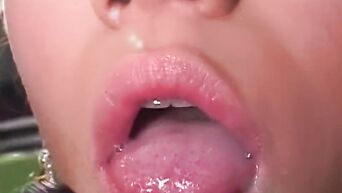 Classy Japanese babe gets covered with cum - Japanese Bukkake Orgy