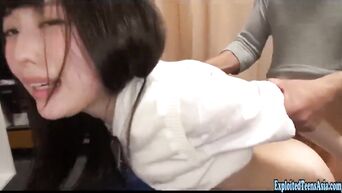 Jav Schoolgirl Babe Koharu Fucks Old Guy One Of Her First Hardcore Scenes