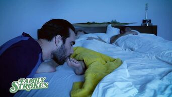 FamilyStrokes - Hot Busty Milf Gets Her Pussy Eaten By Stepson
