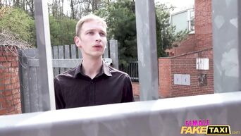 Female Fake Taxi she is caught jerking by her new neighbour