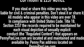 Ginger Bush Penny Pax Gets 2 Phat Loads Of Cum After Double Dicking!
